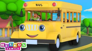 Wheels On The Bus - Rhymes For Babies | Meeko's Family