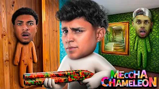 ME ESCONDENDO CAMUFLADO DOS MEUS AMIGOS! MECCHA CHAMELEON | FT. Zago e Sagatt