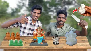 How to make Wax Statue | மெழுகுவர்த்தி வைத்து வீட்டிலேயே மெழுகு சிலை செய்யலாம் வாங்க.! | Wax statue