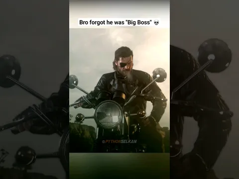 Bro forgot he was "Big Boss" 💀 (Meme) #metalgearsolid #shorts