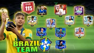 I MADE THE BRAZIL TEAM ON EA FC MOBILE🤯🇧🇷