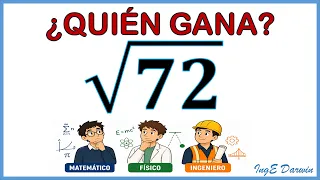 3 formas de calcular raíces cuadradas inexactas: Matemático vs Físico vs Ingeniero🤯