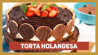 Torta Holandesa Cremosa e Crocante | Sobremesa Rápida | Chef Gi Souza