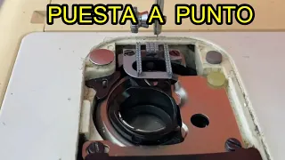 Puesta a punto de una maquina de coser familiar