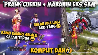 CUEK IN + BIKIN DIA EMOSI GIMANA NIH REAKSINYA😂 - FREE FIRE INDONESIA