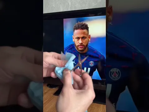 Neymar Jr cut portrait with mask #shorts