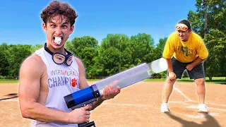 Dodgeball with T-Shirt Cannon