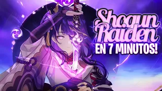 RAIDEN SHOGUN (BAAL) EN 7 MINUTOS! ⚡⛩️ | Genshin Impact - Guía Raiden Shogun - Baal