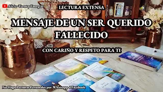 ✨Mensaje de Un Ser Querido Fallecido ✝️ Hoy Necesita Recordarte Algo Importante☁️💌☁️ #tarot