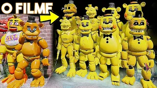 8+ ANIMATRONICS MOVIE VS TODOS OS ANIMATRONICS GOLDEN FREDDY, FREDDY, CHICAS, BONNIE ...(O FILME)