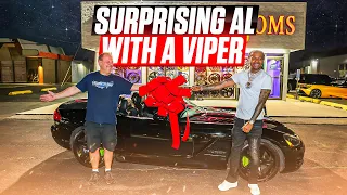 SURPRISING MY FRIEND AL WITH  HIS DREAM CAR A V10 DODGE VIPER