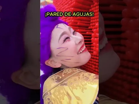 ¡Se quedó ATRAPADO en las agujas rojas! 😳🔴 #shorts