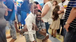 KING SURPRISED KAISER AT HIS 1ST GRADE GRADUATION ... EMOTIONAL!