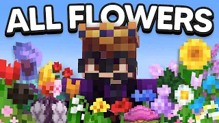 How Fast Can I Collect ALL 22 Minecraft Flowers?