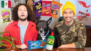 TRYING MEXICAN SNACKS (ft. dog)