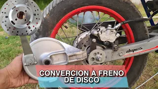 Ponle freno de disco a tu italika
