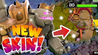 New Skin GOLEM KING!! is HERE!! | Clash Of Clans | top 3 skin!