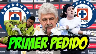 YA SALIO LA PRIMERA EXIGENCIA DEL TUCA FERRETI COMO NUEVO TECNICO DEL CRUZ AZUL PIDE NUEVO PORTERO