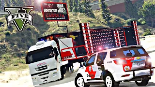 TESTANDO CARRETA TREME TREME A POLICIA ACABOU COM A FESTA - GTA 5 Mods