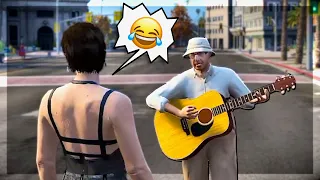 Freestyle Busking in GTA 5 RP Takes an Unexpected Turn... | James Randal