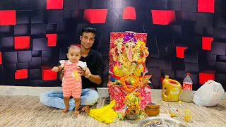 Aaj Ganesh deva ki puja me #foryoupage # jai shree ganesha deva