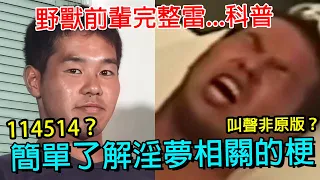 簡單了解什麼是唐突惡臭，野獸前輩的由來又是什麼？｜114514｜三回啊三回｜野獸前輩