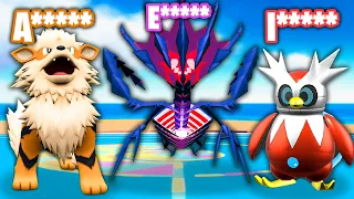 We Randomized Pokemon Starters But Only Know The First Letter, Then We Battle!