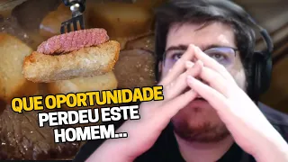 CASIMIRO REAGE AO BIFE FERVIDO NA PURA MANTEIGA (DEIXOU OS INDIANOS COM INVEJA) | Cortes do Casimito