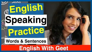English Speaking Practice | Daily Use Sentences | English Phrases for Beginners | English With Geet