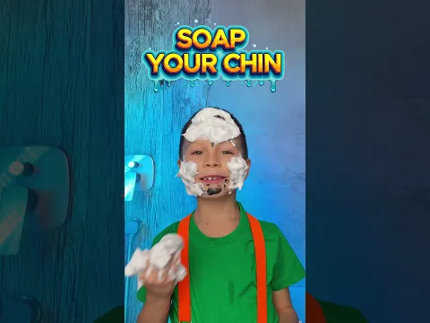 🧼 Learn How to Wash Your Face! Fun Step by Step #shorts #hygiene