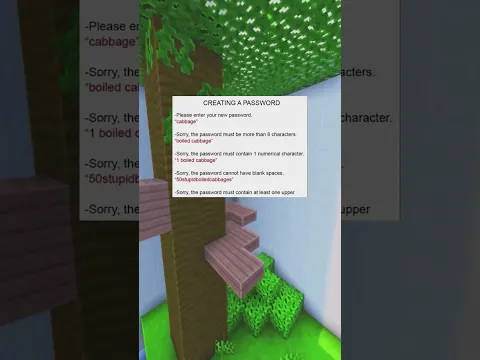 creating passwords be like