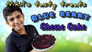 No Bake Eggless Blueberry Cheesecake |  நீங்க கேட்ட Recipe | Enjoy Nikilan's Entertaining Cooking