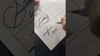 How to learn your signature?❤️