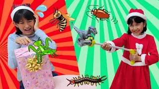サンタさん！隠れた虫を捕まえてまーちゃんを助けよう！クリスマスhimawari-CH