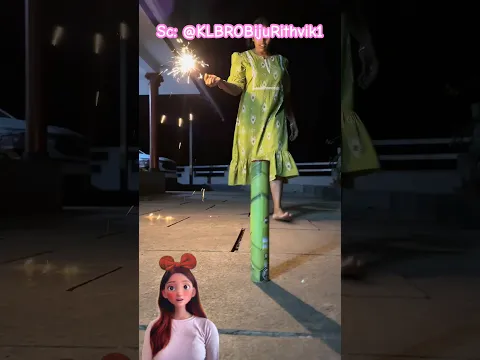 Mama dan Samir bermain kembang api🥳 Source: @KLBROBijuRithvik1 #dubbing #remix #trending