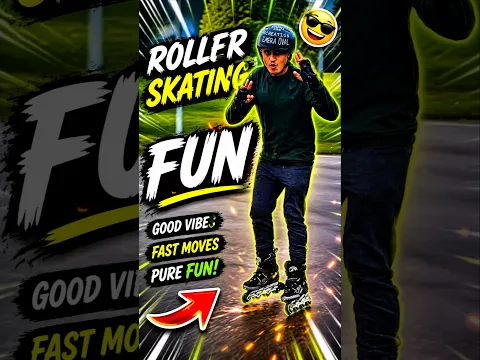 Roller Skating 🛼🔥 Pure Fun! #rollerskating