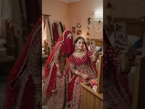 The Beautiful Bridal Niqab ❤️ Do Bridal Behnein, Ek Niqab Aur Ek Khubsurat Soch ❤️🥹