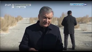 Prezident Shavkat Mirziyoyevning Qoraqalpog‘iston Respublikasiga tashrifi