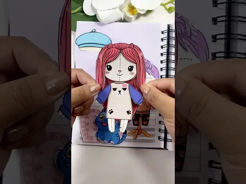 ✨ Lila la Muñeca de Papel como RUMI de DEMON HUNTER 🗡️ | Cosplay para Niños