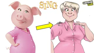 Personajes de Sing 2 Versión Humanos