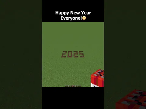 Minecraft Happy New Year!🥳