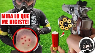 Lo PERFORÉ con REVOLVER ESCOPETA❗️ 😱🩸 ▬ Yio Airsoft Gameplay