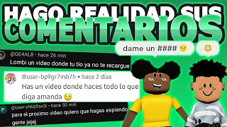Hago REALIDAD los COMENTARIOS de mis Subs