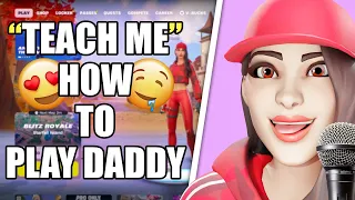 ASKING MY DADDY TO TEACH ME HOW TO PLAY FORTNITE 😍