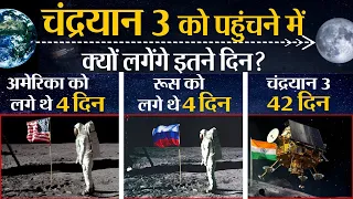 America-Russia चांद तक 4 दिन में पहुंचे, Chandrayan 3 को क्यों लगेंगे 42 दिन...जानिए सब कुछ