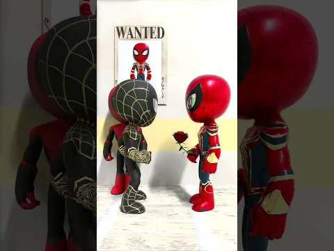 GTA V Help RED Spidey And Black Spidey Policeman Searches Prisoners #gta