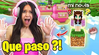 VOLTEÉ de CABEZA el *MUNDO SECRETO* de MINECRAFT de mi NOVIA  😂 *BROMA*