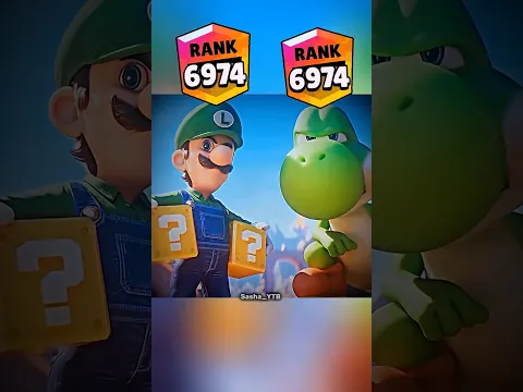 Brawl Stars super Mario Galaxy Rank up #brawlstars #mario #ranked