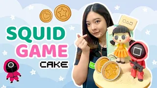 BIKIN KUE SQUID GAME YANG VIRAL SEDUNIA!!!