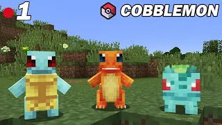 Mes débuts sur un nouveau mod Pokemon Minecraft ! Cobblemon Ep 1